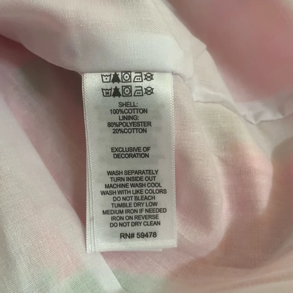 Tommy Bahama pink cotton floral‎ sundress size 5 NWT